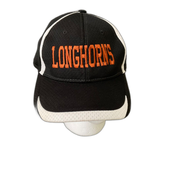 Texas Longhorns Hat Cap Mens Orange Embroidered Spell Out Strap Back Adj. OSFM - Picture 1 of 8
